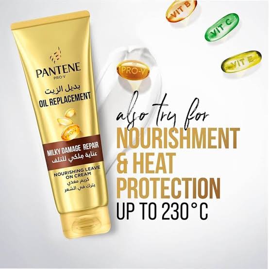 Pantene Pro-V Hair Oil Replacement Leave On Cream Milky Damage Repair 275 ml