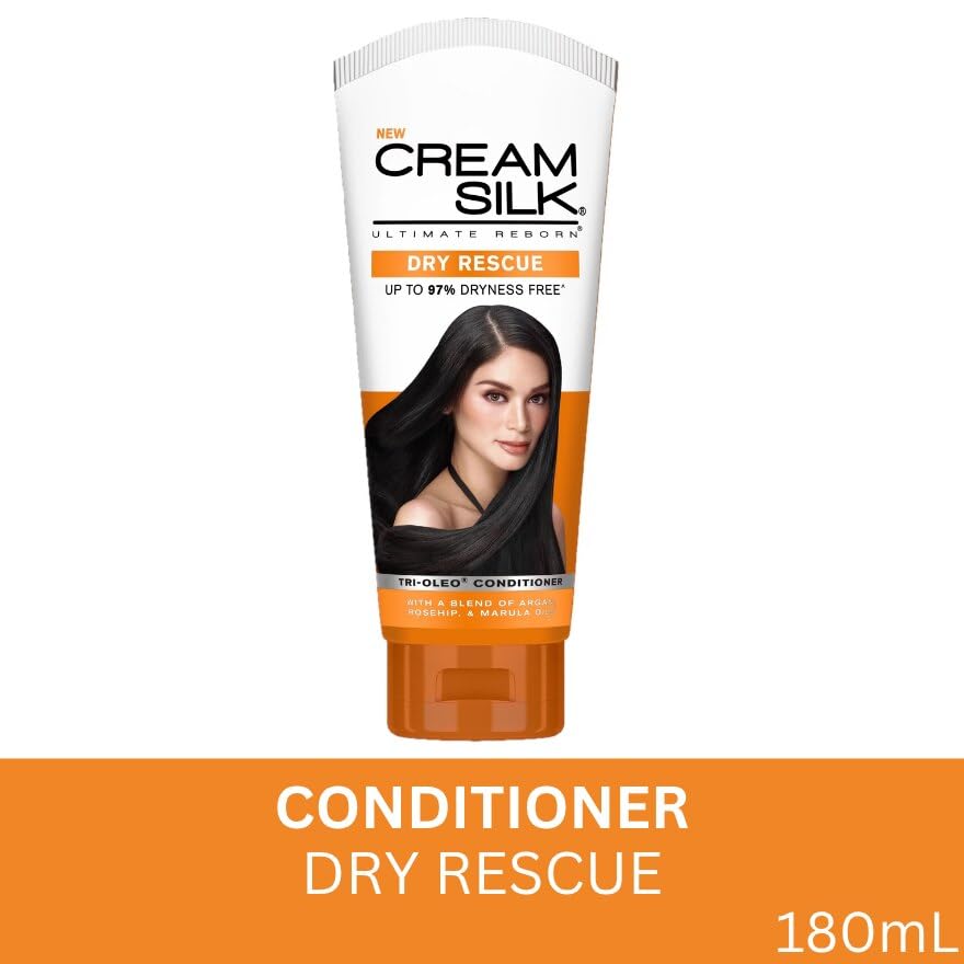 Cream Silk Hair Conditioner for Dry & Damaged Hair - Dry Rescue (180 ml / 6 oz)