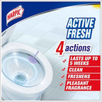 Harpic Lavender Hygiene Cageless Toilet Block | 2-Piece Pack (2 Packs Total)