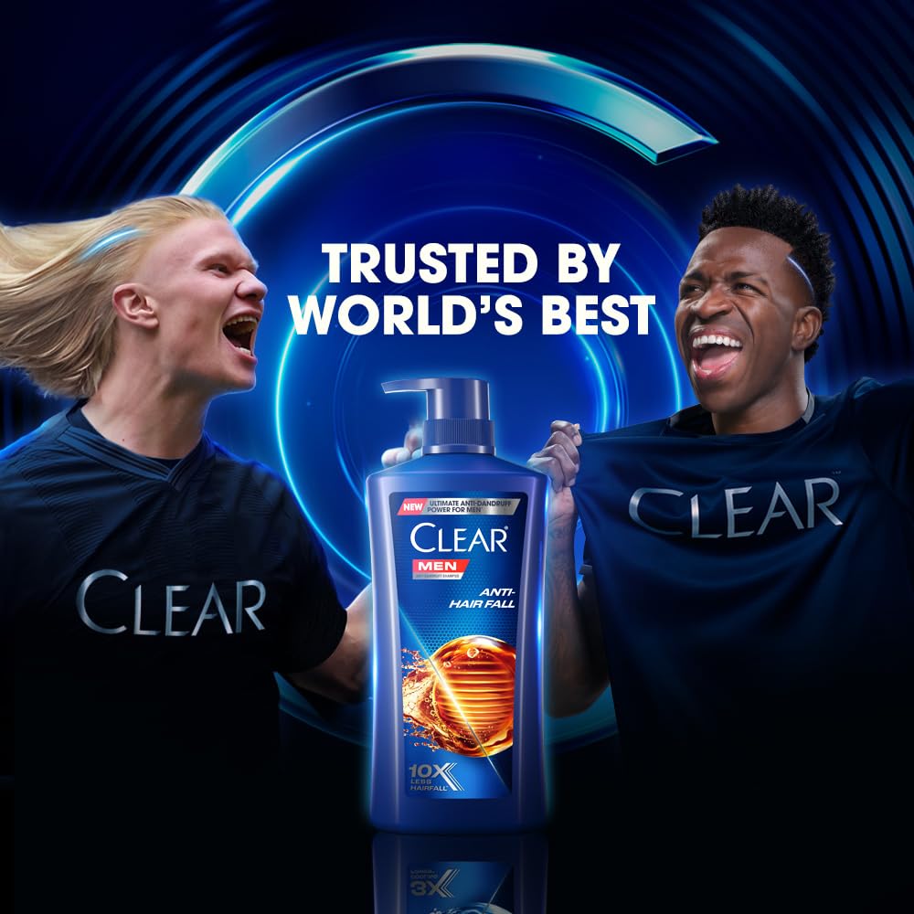 Clear Men Anti-Hair Fall Anti-Dandruff Shampoo, 650 ML