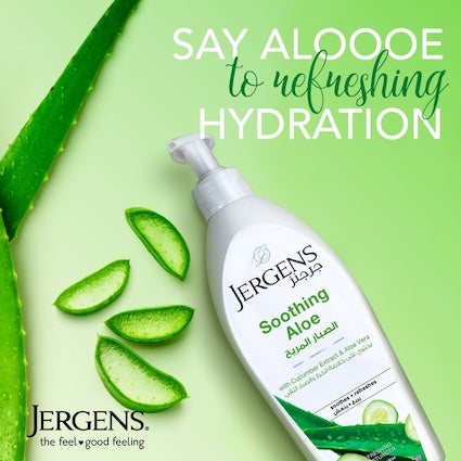 Jergens Soothing Aloe Vera & Cucumber Extract Moisturizer (400ml)