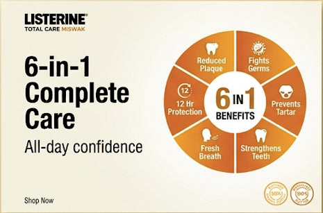 Listerine Mouthwash Miswak 250 ML