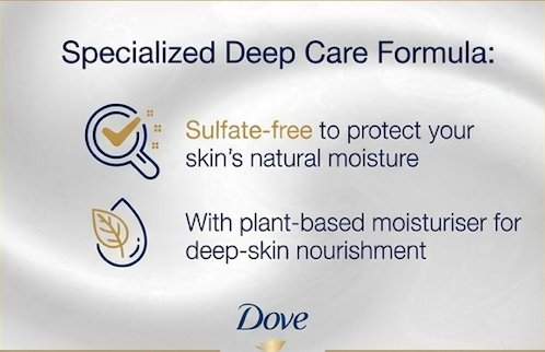Dove Invigorating Body Wash Avocado 500 ml