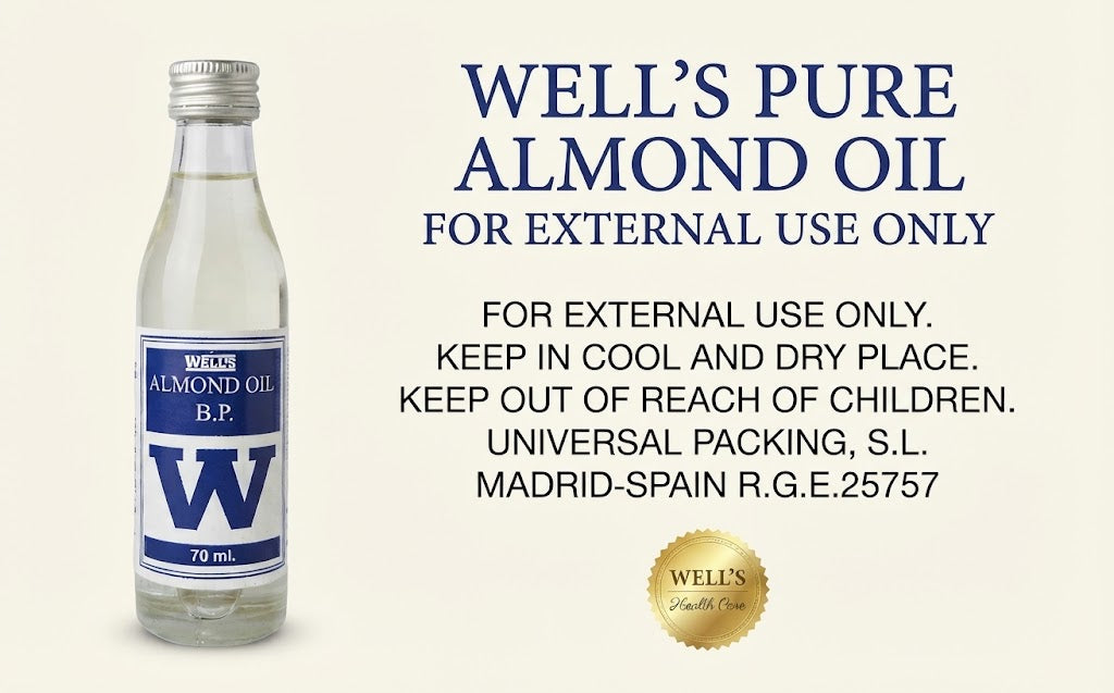 Wells Almond Oil 70 ML
