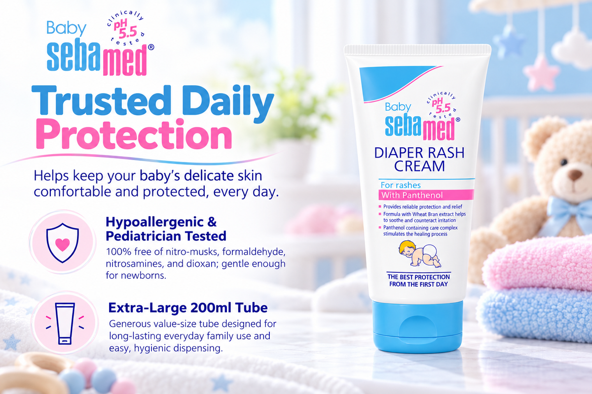 Sebamed Baby Protective Diaper Rash Relief Cream - 200 ml