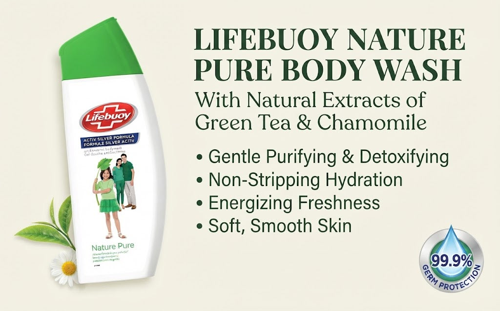 LIFEBUOY BODY WASH NATURE PURE 300 ML
