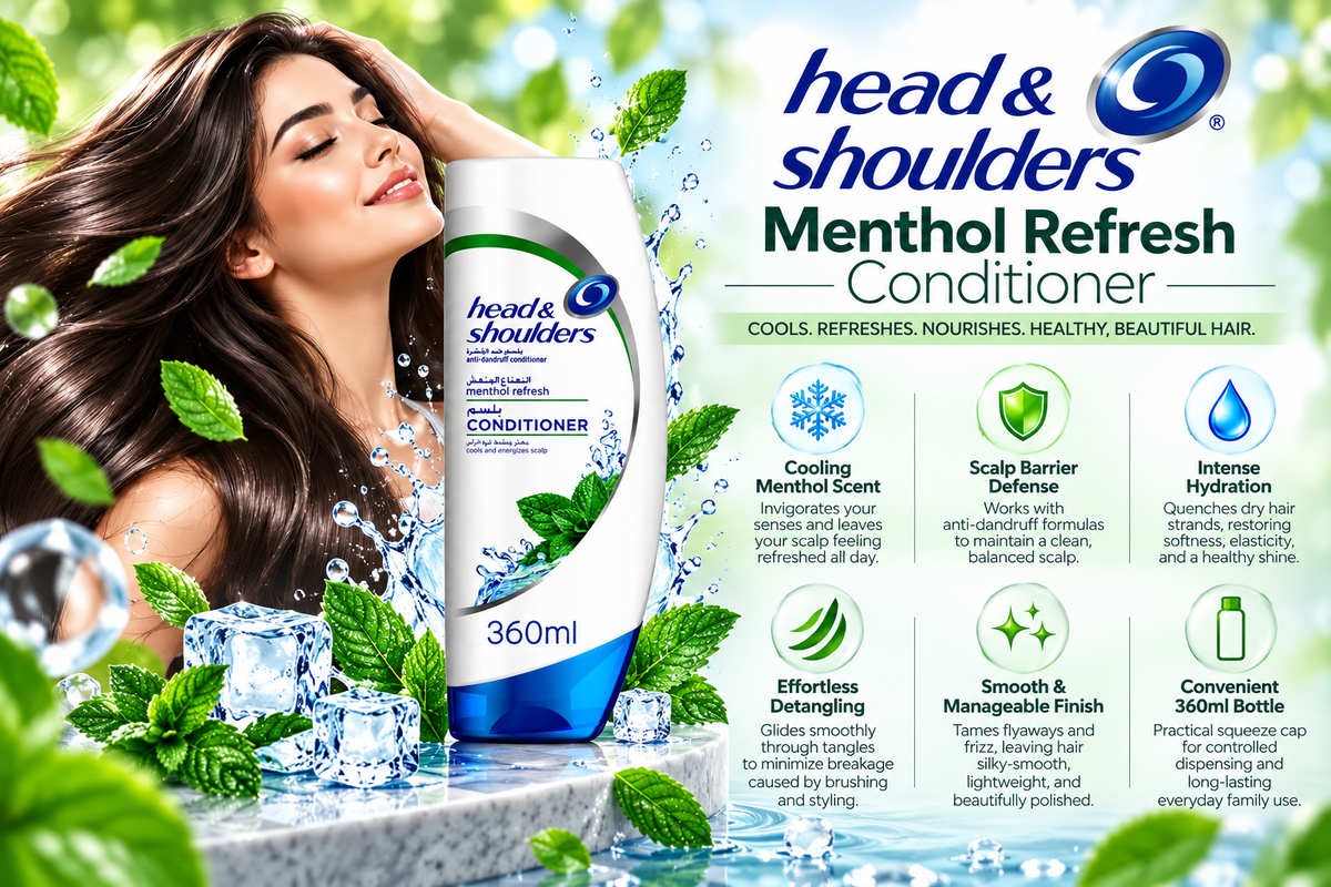 Head & Shoulders Menthol Refresh Anti-Dandruff Conditioner | 360ml