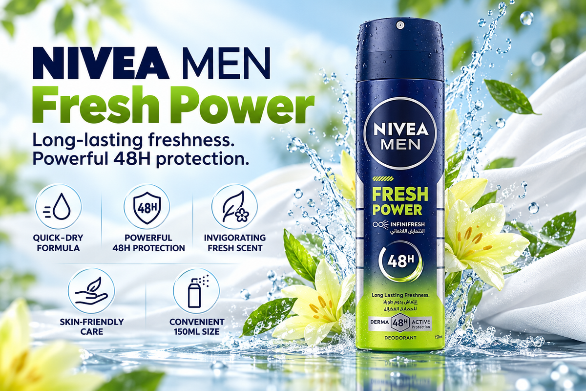NIVEA Men Fresh Power Deodorant Spray | 150ml
