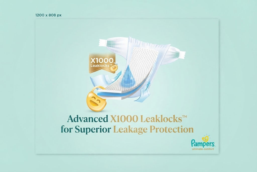 Pampers Ultimate Comfort Taped Diapers, Size 5, 11-16kg, 46 pcs