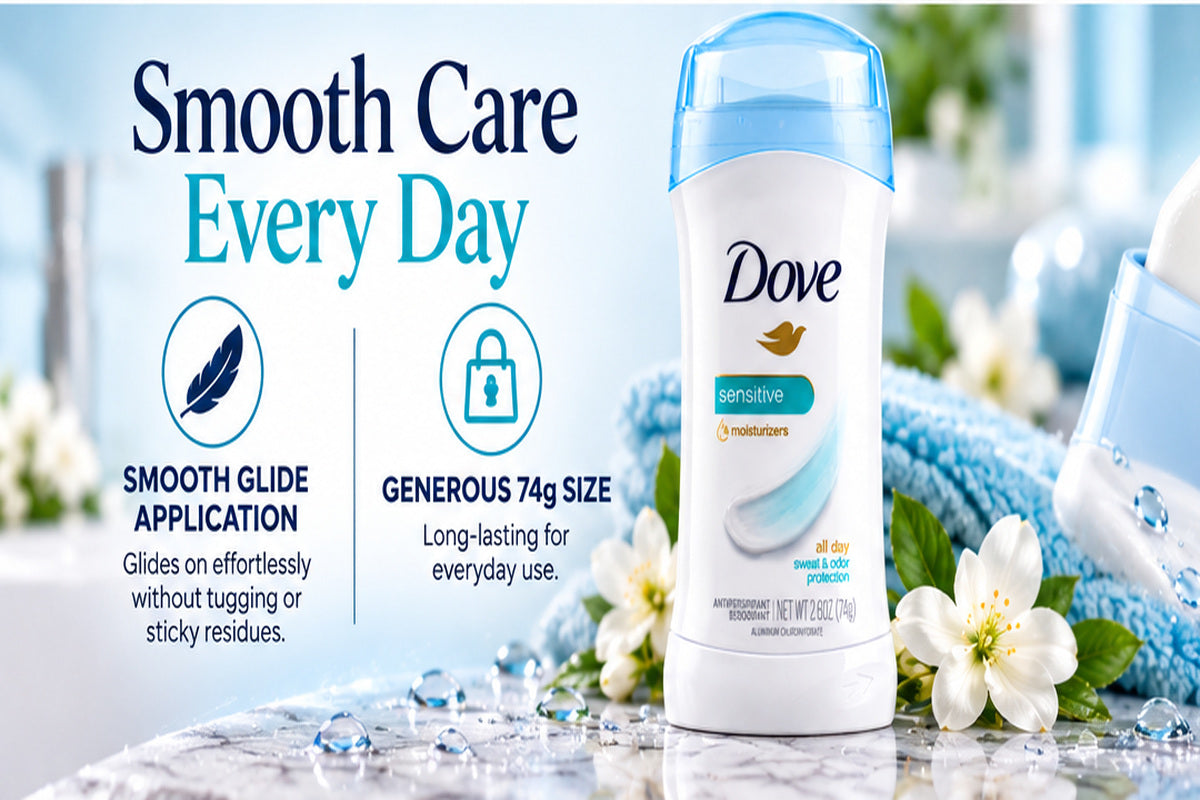 Dove Advanced Care Sensitive Skin Antiperspirant Deodorant Stick | 74g