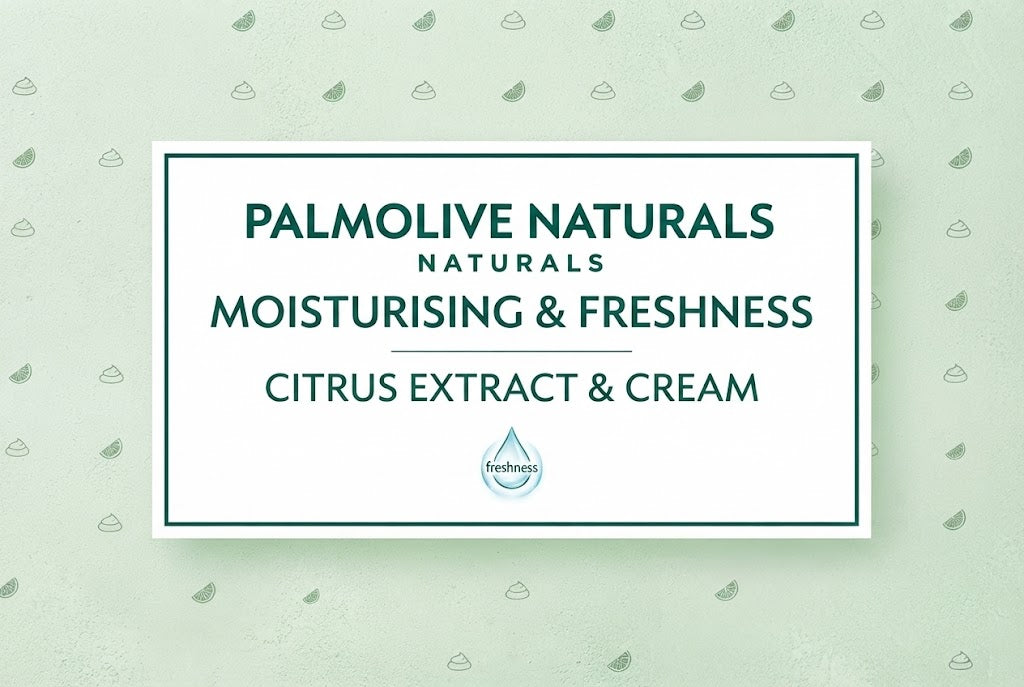 Palmolive Naturals Moisturizing & Freshness Bar Soap with Citrus Extract & Cream 4 bars x 90 g