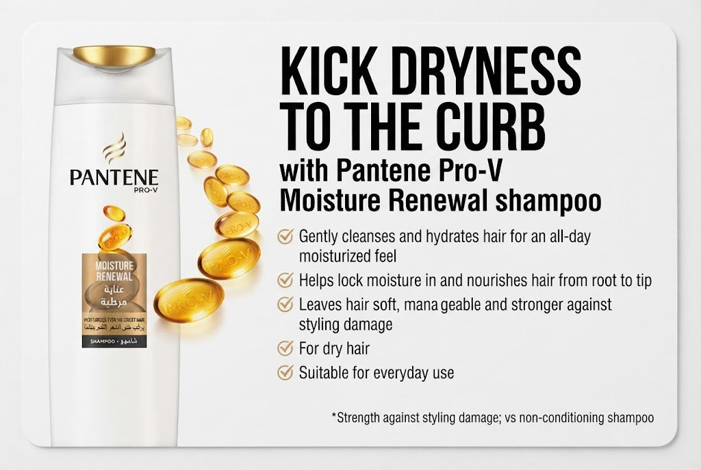 Pantene Pro-V Moisture Renewal Shampoo 400 ml