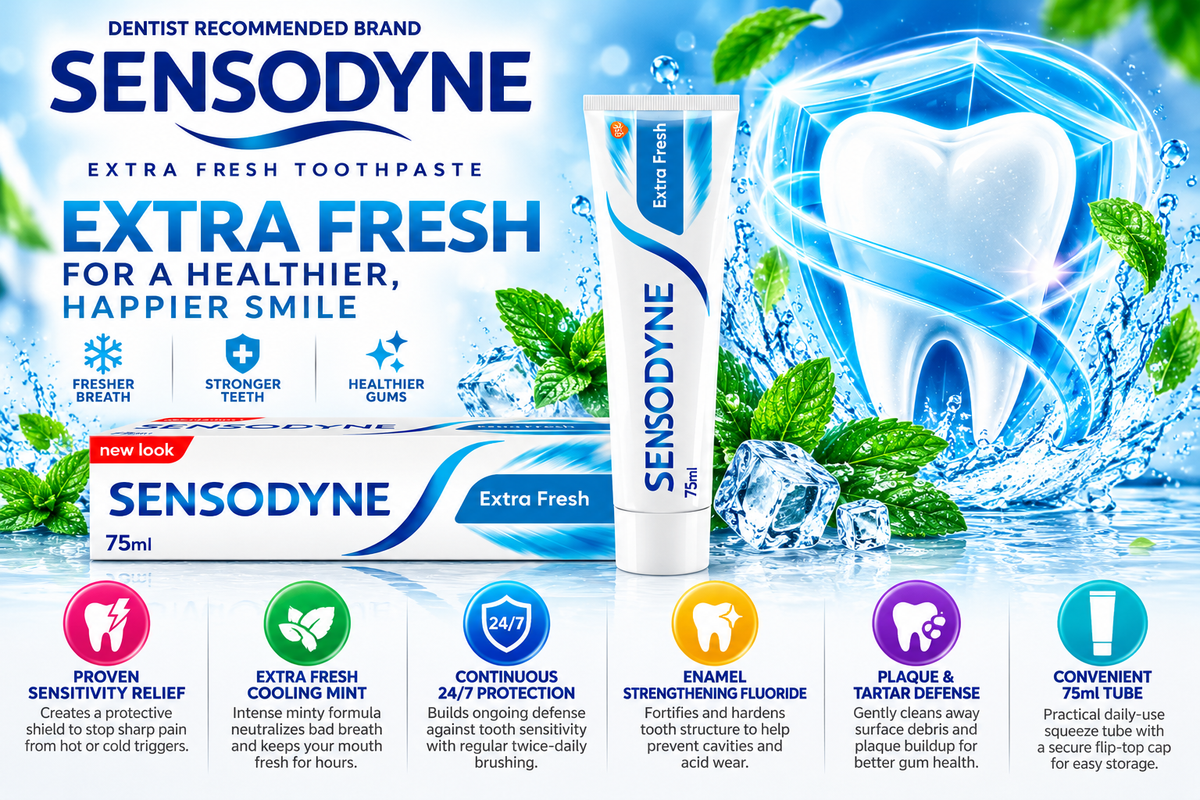 Sensodyne Extra Fresh Daily Care Sensitivity Toothpaste | 75ml