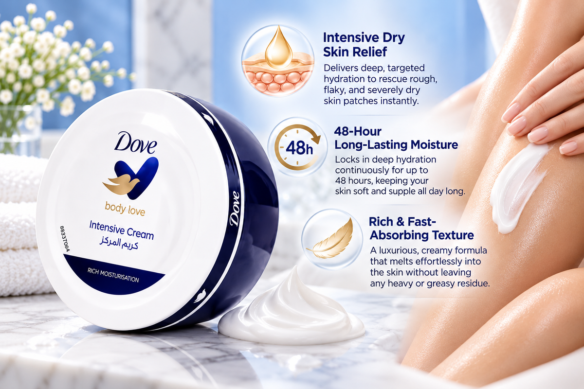Dove Body Love Intensive Care Body Cream for Very Dry Skin | 250ml