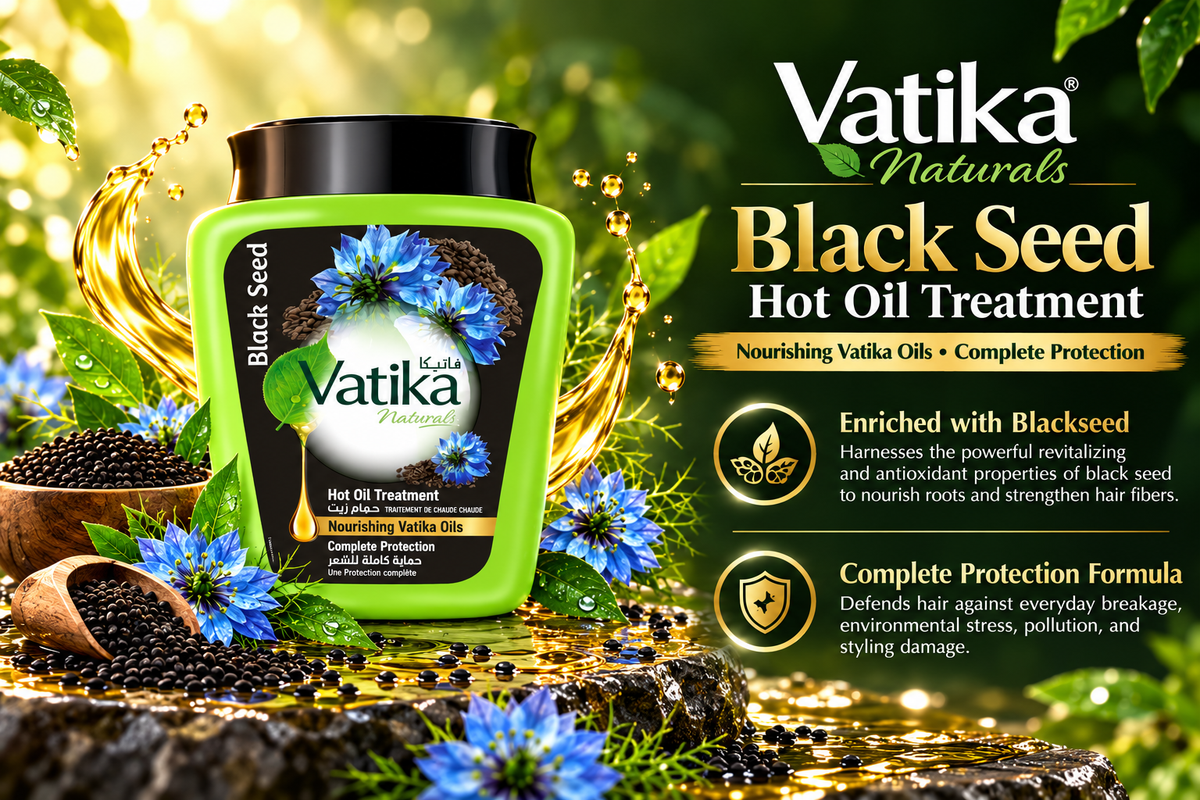 Vatika Naturals Hammam Zaith Hot Oil Treatment with Blackseed | 1 kg