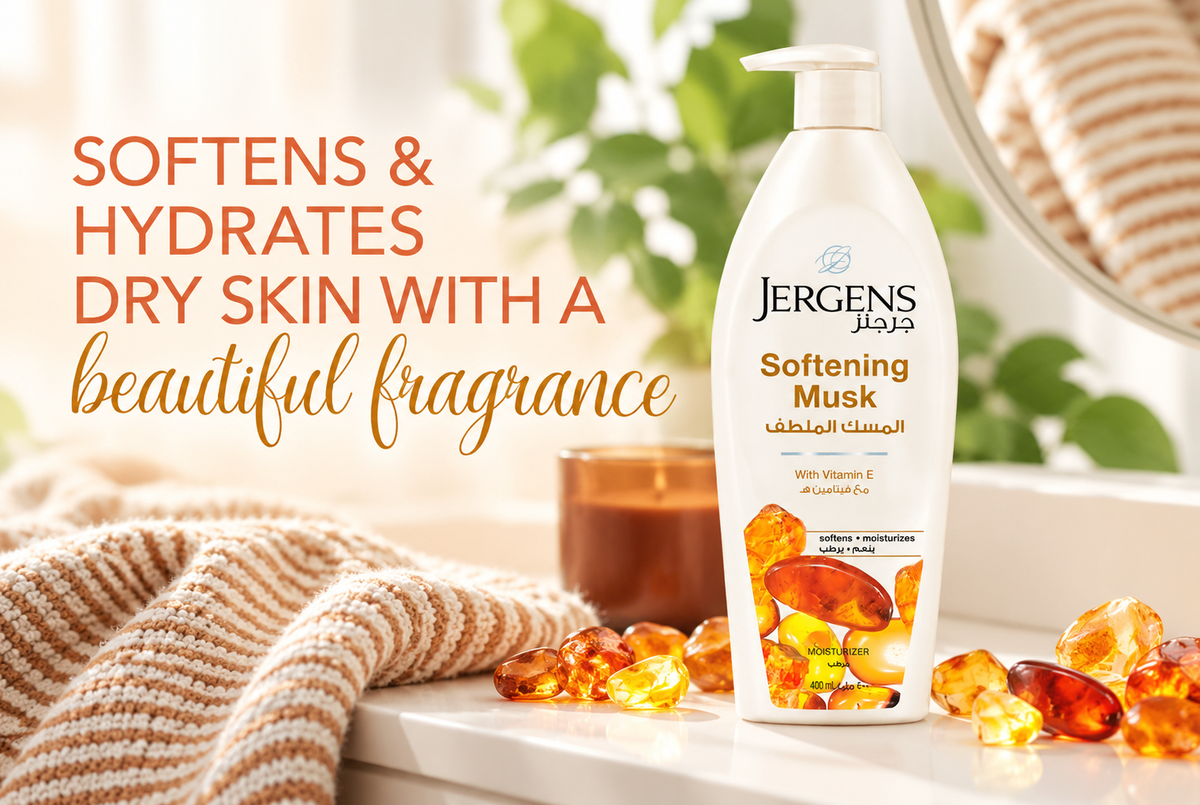 Jergens Softening Musk Body Lotion 400 ml
