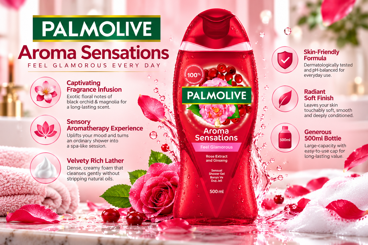 Palmolive Luxury Fragrance Body Wash - So Glamorous (500 ml)