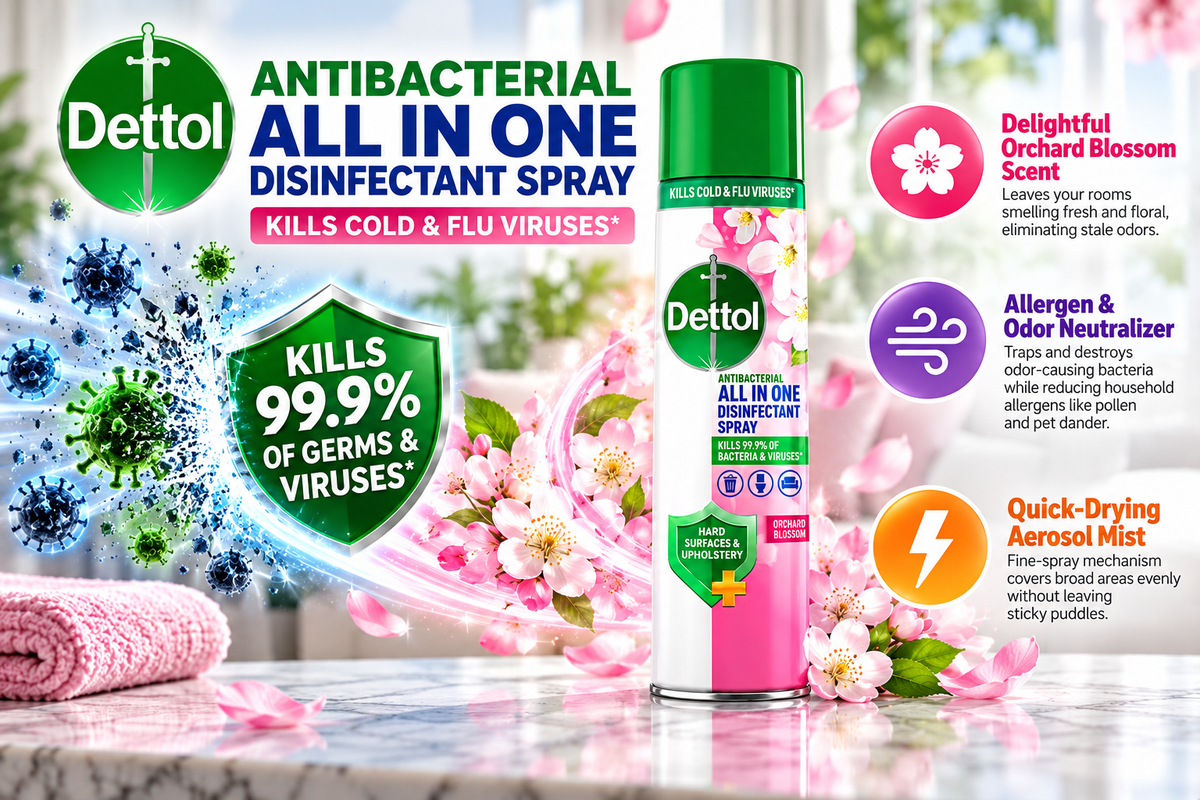 Dettol All-in-One Disinfectant Surface Spray - Orchard Blossom | 300ml