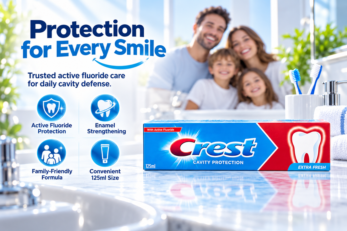 Crest Cavity Protection Toothpaste | Extra Fresh | 125ml