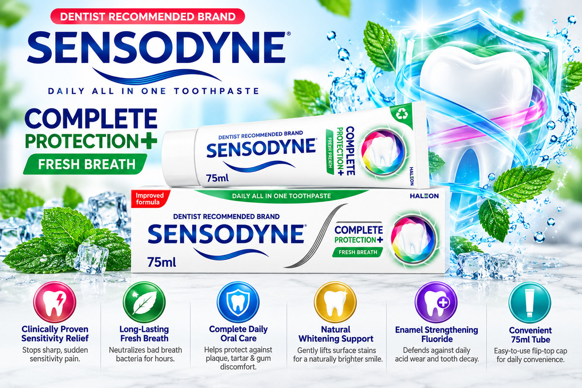Sensodyne Complete Protection Fresh Breath Toothpaste | 75ml