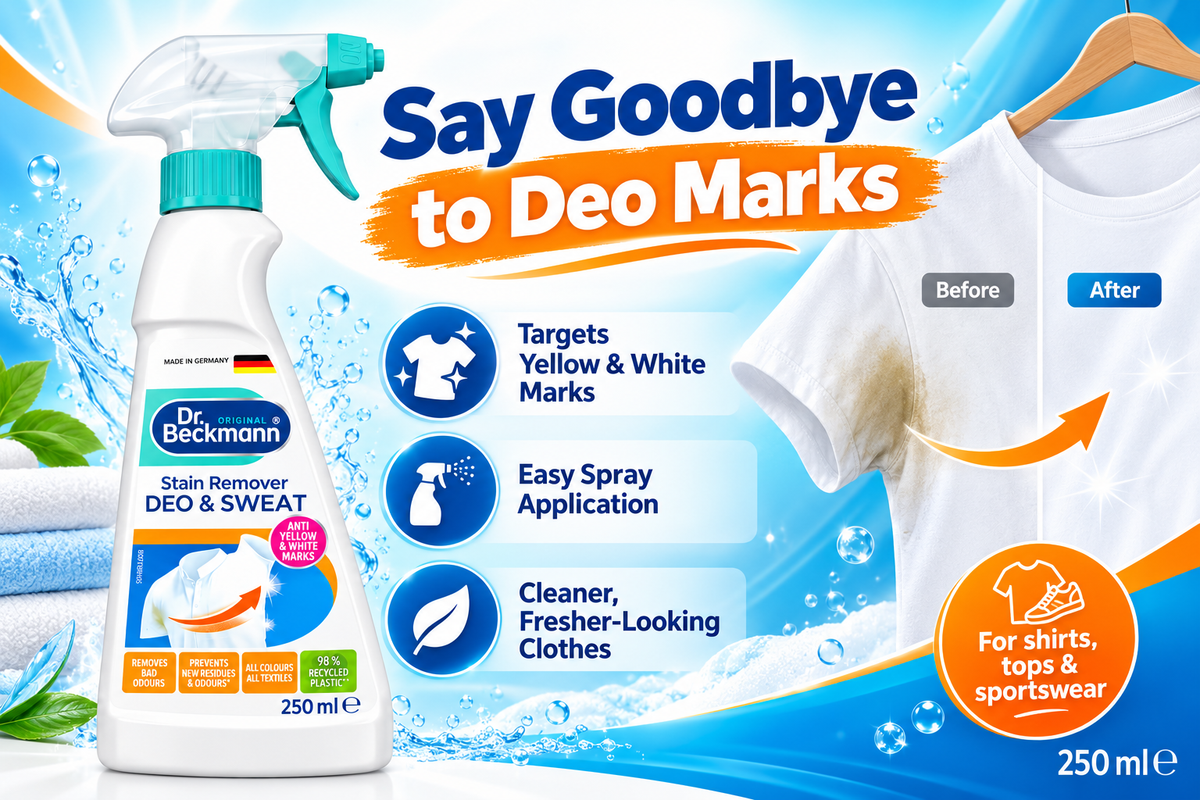Dr. Beckmann Deo & Sweat Stain Remover Spray – 250ml 3Pcs