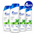 Head & Shoulders Refreshing Menthol Shampoo 400ml x 4pcs  – Cooling Anti-Dandruff Care