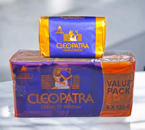 Cleopatra Cream Soap 120g 2Pack x 12pcs  – Gentle Cleansing & Soft Skin Care
