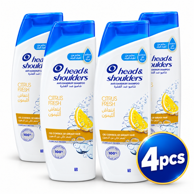 Head & Shoulders Anti-Dandruff Citrus Fresh Shampoo 400ml 4pcs