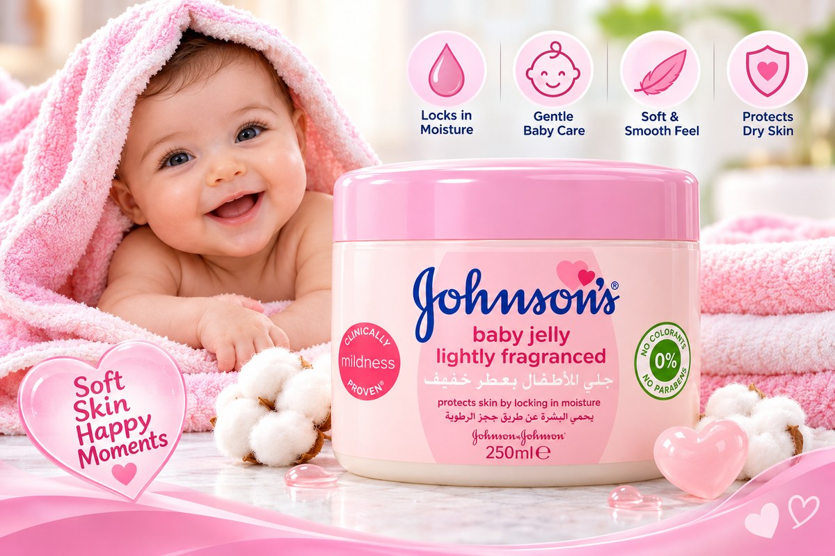 Johnson’s Baby Jelly Pink 250ml x 2pcs – Gentle Moisturizing Care