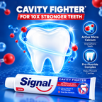 Signal Cavity Fighter 120g x 4pcs– Fluoride Toothpaste for Stronger Teeth