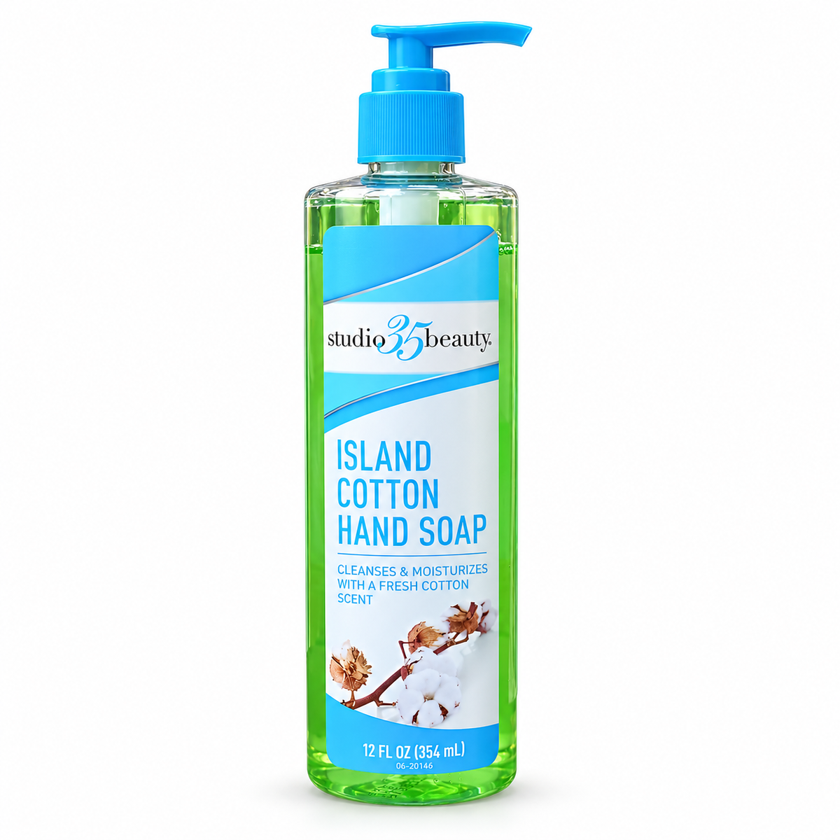 Studio 35 Island Cotton Hand Soap 6 Pack – 6 × 12oz