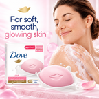Dove Pink Beauty Bar 75g × 8 – Gentle Cleansing & Soft Skin Care