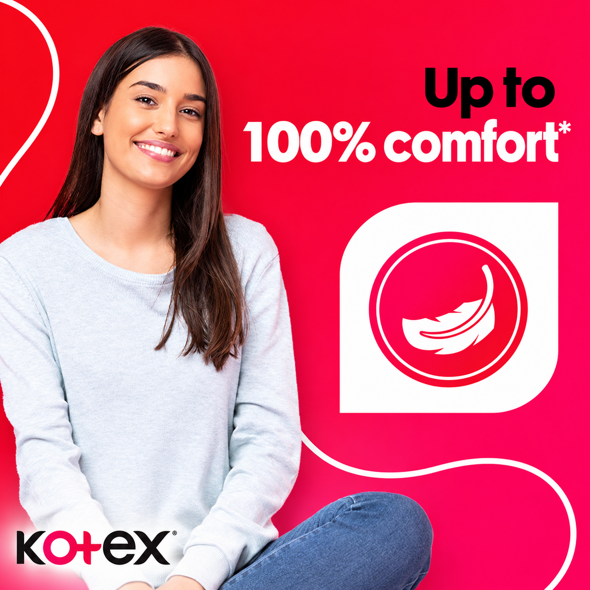 Kotex Maxi Super Pads – 4 packs x 120 pads
