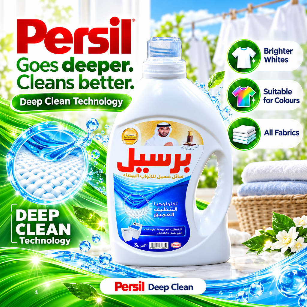 Persil Gel White Kandora 3L – Bright Whites & Deep Clean
