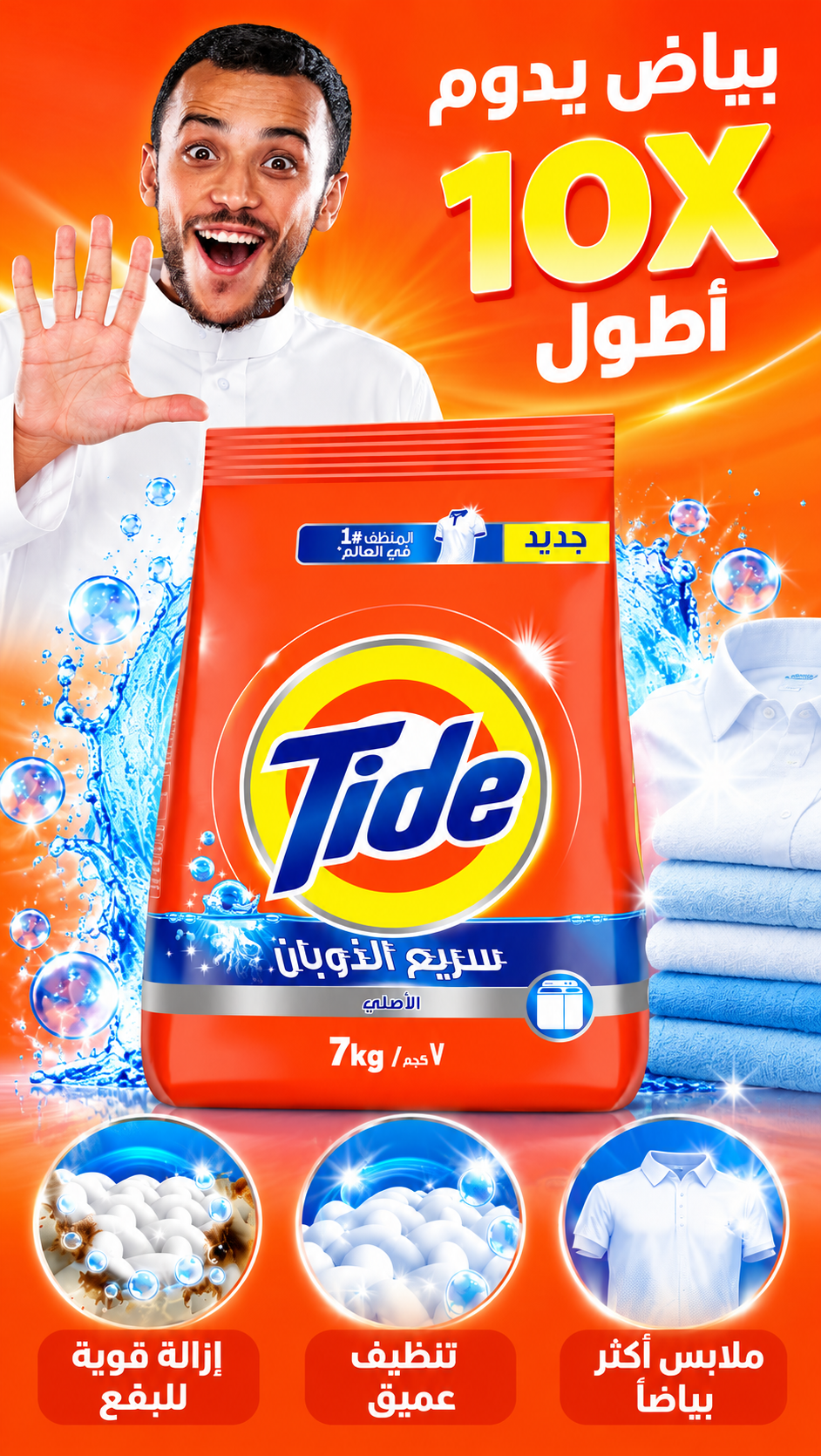 Tide Green Laundry Detergent Powder – 7kg