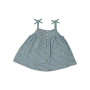 I Love Gorgeous Girls Mountain Top Grey Printed Cotton Dress