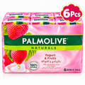 Palmolive Radiant Softness Soap Strawberry & Yogurt 170g 6 Pcs