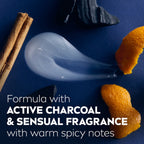 Nivea Men Active Clean 3in1 Shower Gel Cleans Body Face and Hair with Active Charcoal, 250 ml
