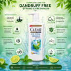 Clear Anti-Dandruff Ice Cool Menthol Shampoo 650ml