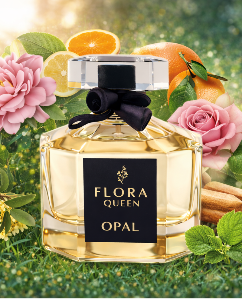 Flora Queen by Opal – Elegant Floral Perfume with Jasmine, Rose & Musk (100ml)