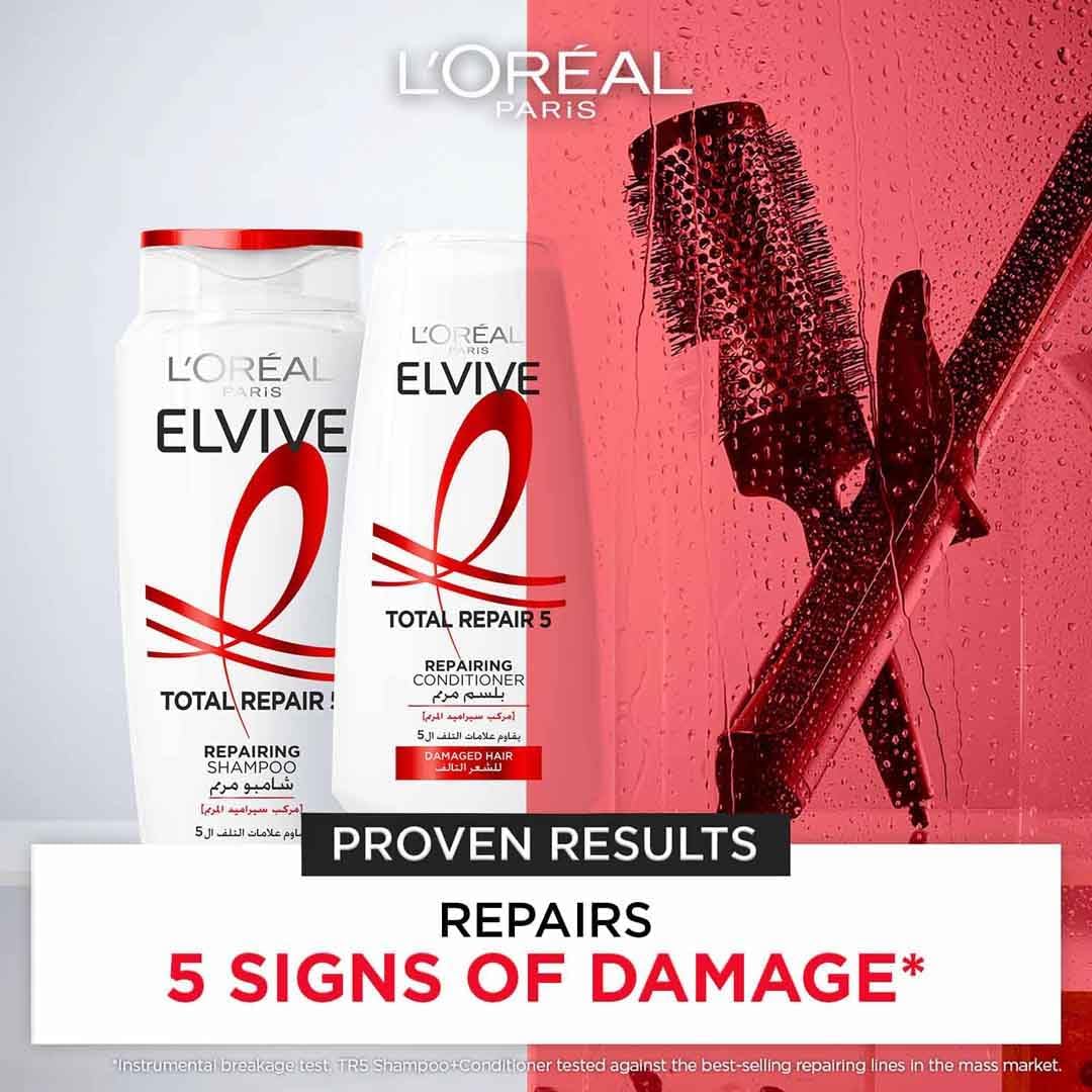 L'Oréal Paris Elvive Total Repair 5 Shampoo for Damaged Hair | 400ml