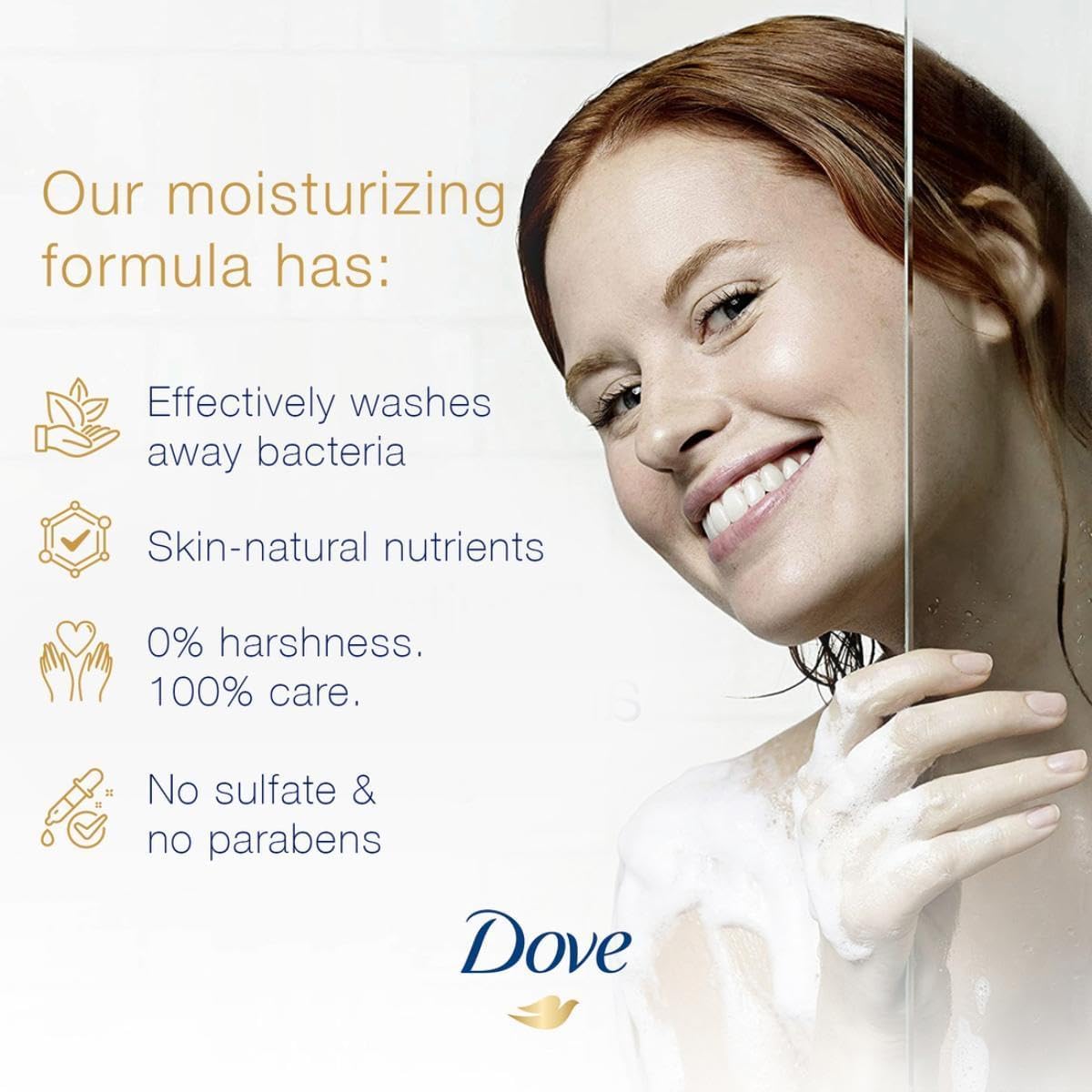 DOVE Pampering Body Wash, Shea Butter & Warm Vanilla, 1000 ML