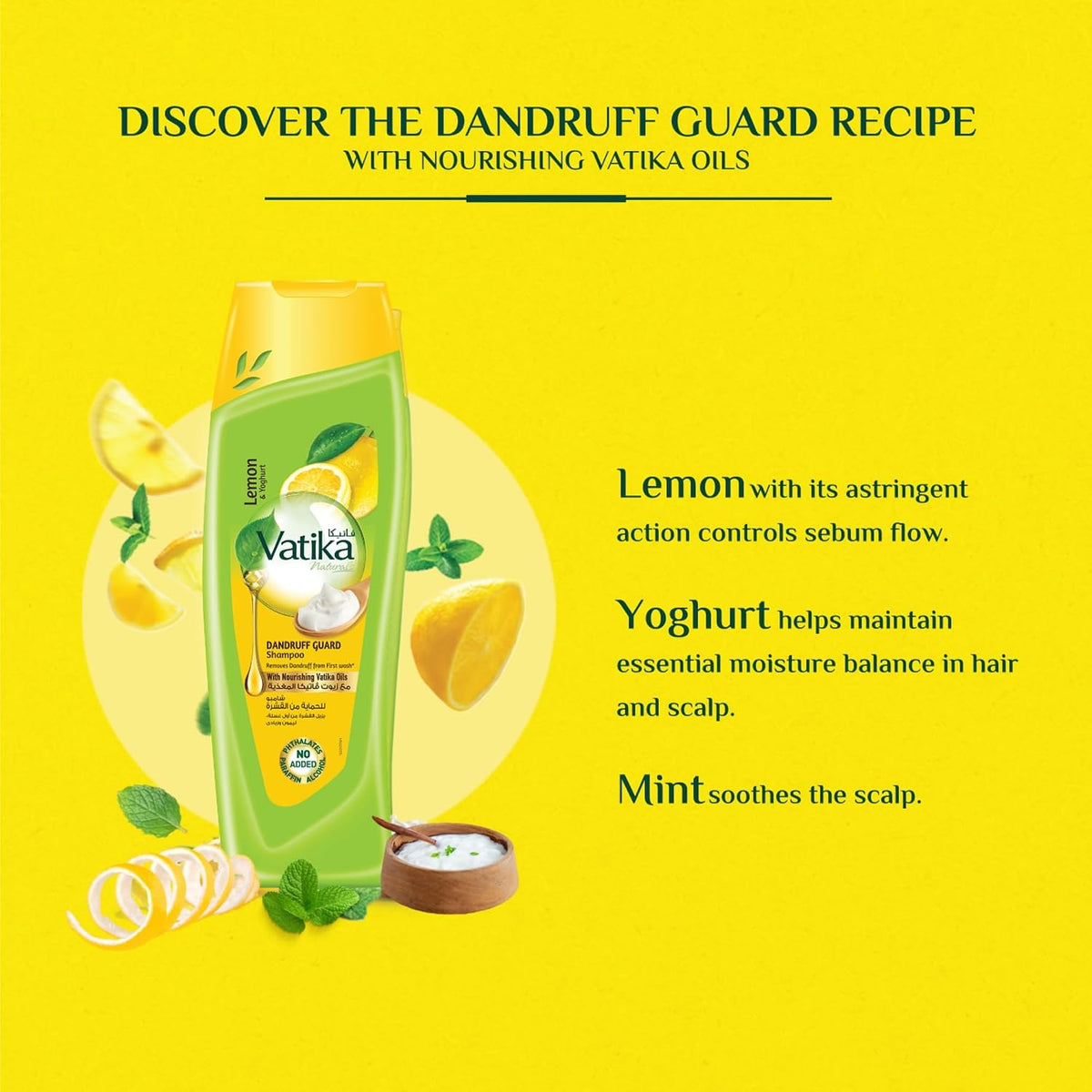 Vatika Naturals Anti-Dandruff Shampoo 400ml