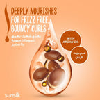 Sunsilk Curl Hydration & Frizz Control Hair Shampoo - Argan Oil (400 ml)