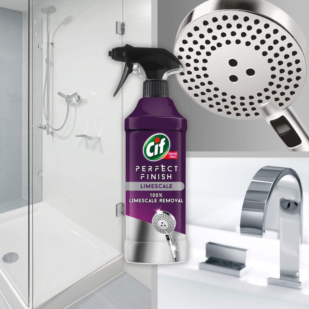 Cif Perfect Finish Limescale Removal Spray | Bathroom Cleaner | 435ml