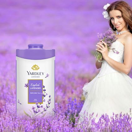 Yardley London English Lavender & English Rose Talcum Powder | Twin Pack (2 x 250g)
