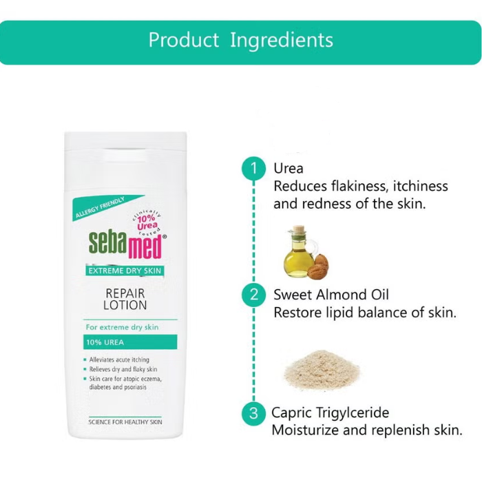 Sebamed Extreme Dry Urea Lotion 200 ML