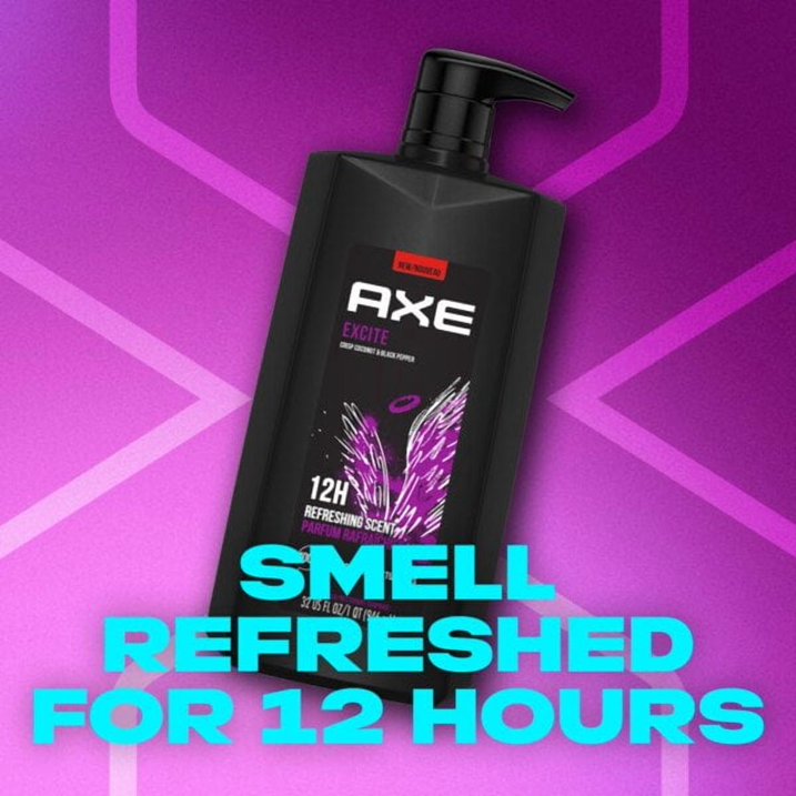 Axe Excite Daily Fragrance Cleanser for Hair, Face and Body - 1L Bottle