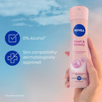 NIVEA Pearl & Beauty Antiperspirant Deodorant for Women 72H Active Protection Spray 150 ml
