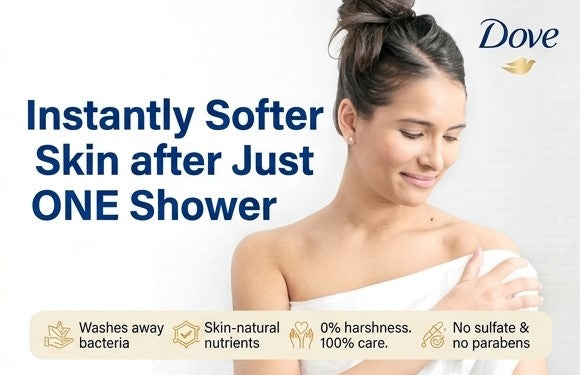 DOVE Pampering Body Wash, Shea Butter & Warm Vanilla, 1000 ML